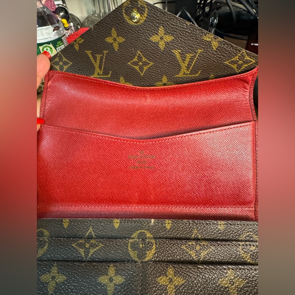 Louis Vuitton Black and Gold Monogram Wallet - Picture 11 of 11